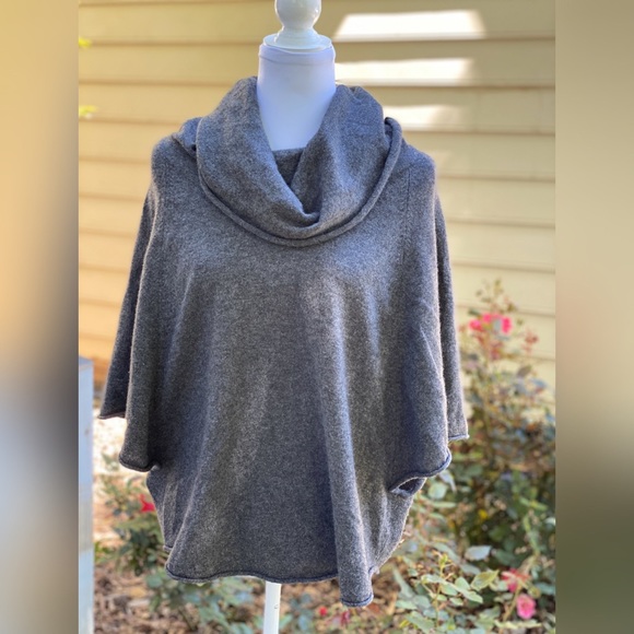 Anthropologie Sweaters - Joie 100% Cashmere Cowl Neck Soft Gray Sweater XS